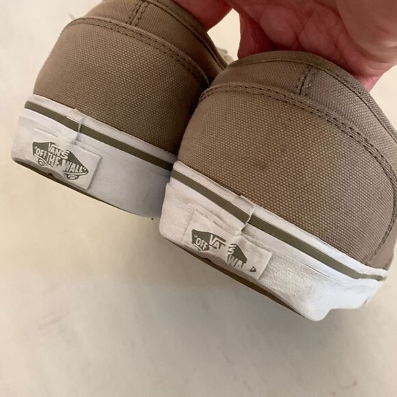 VANS Tan Sneakers Size 9.5 - Picture 3 of 5